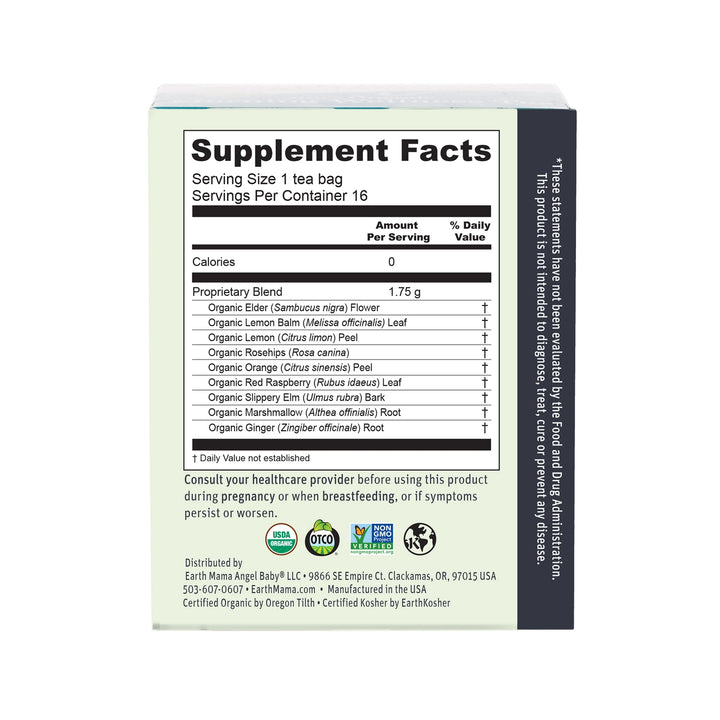 Earth Mama Organic Throat Smoothie Tea