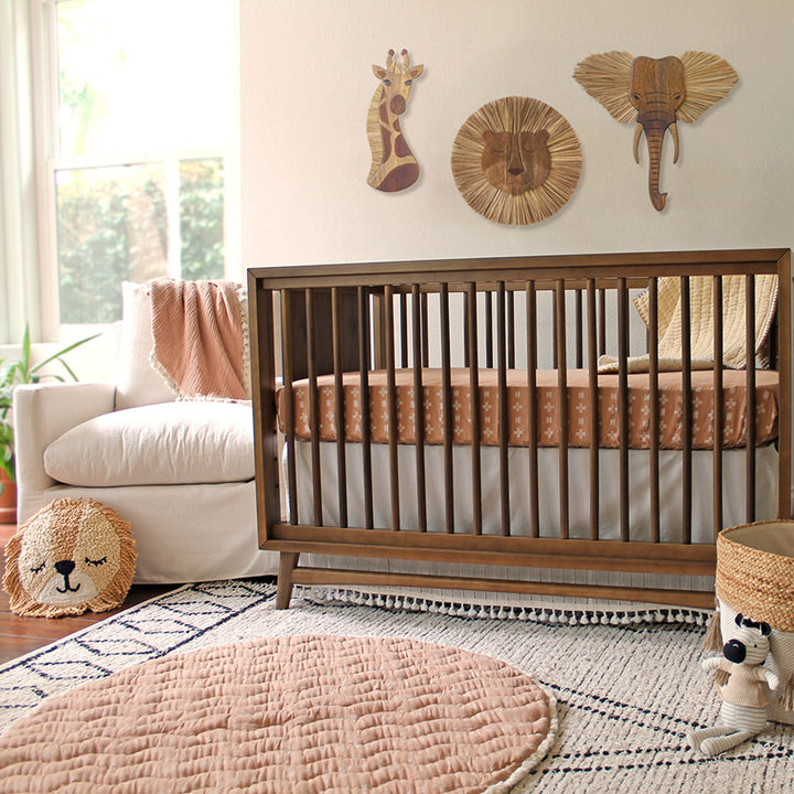 Copper Dash Kendi Cotton Crib Sheet