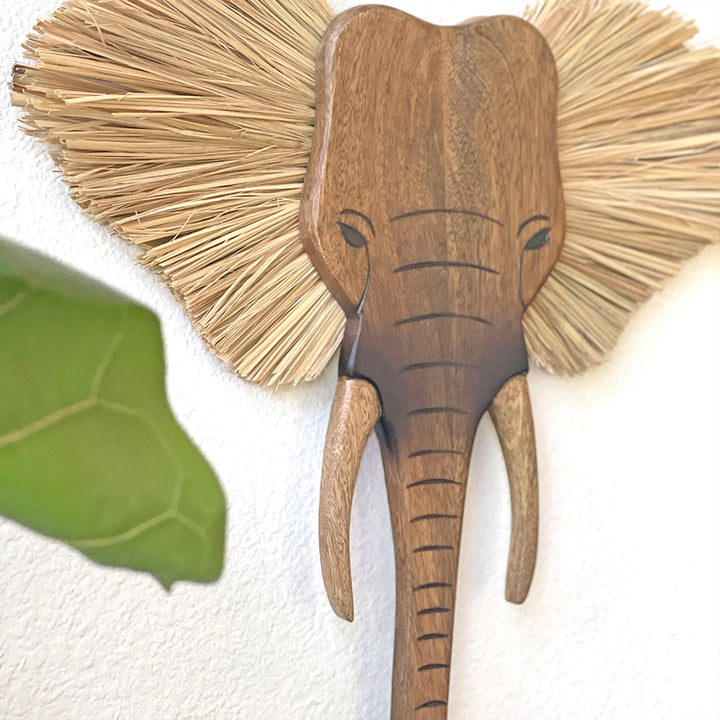 Elephant Wood Nursery Wall Decor