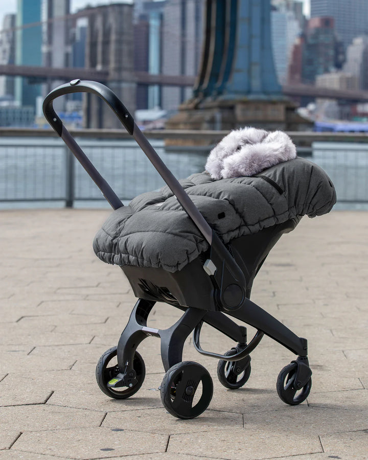 7AM Enfant Faux Fur Car Seat Cocoon