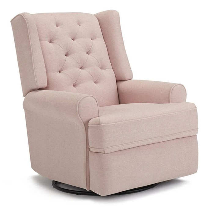 Best Chairs Kendra Tufted Swivel Glider Recliner