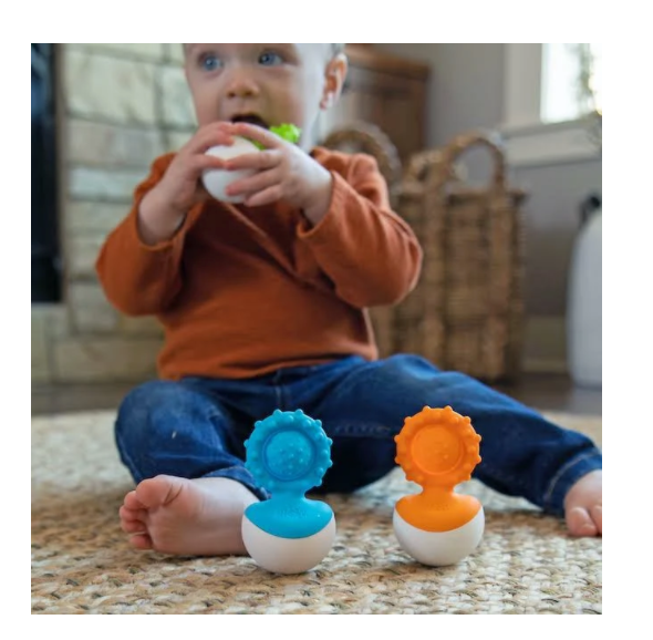 Fat Brain Toys Dimpl Wobbl Teether