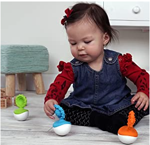 Fat Brain Toys Dimpl Wobbl Teether