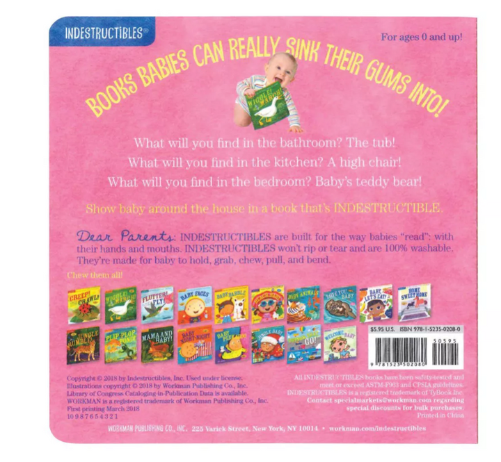 Indestructibles - Rip Proof, Chew Proof, 100% Washable Books