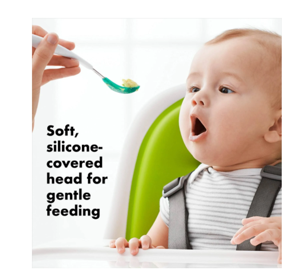 OXO Feeding Spoon Set with Soft Silicone