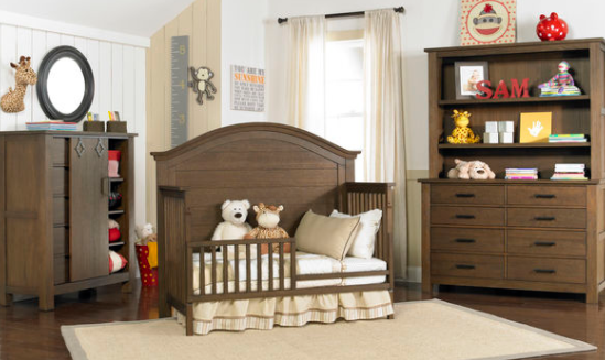 Dolce Babi Lucca Convertible Curve Top Crib