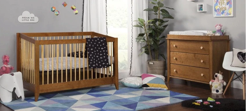 Babyletto Sprout 4-in-1 Convertible Crib and Dresser Set