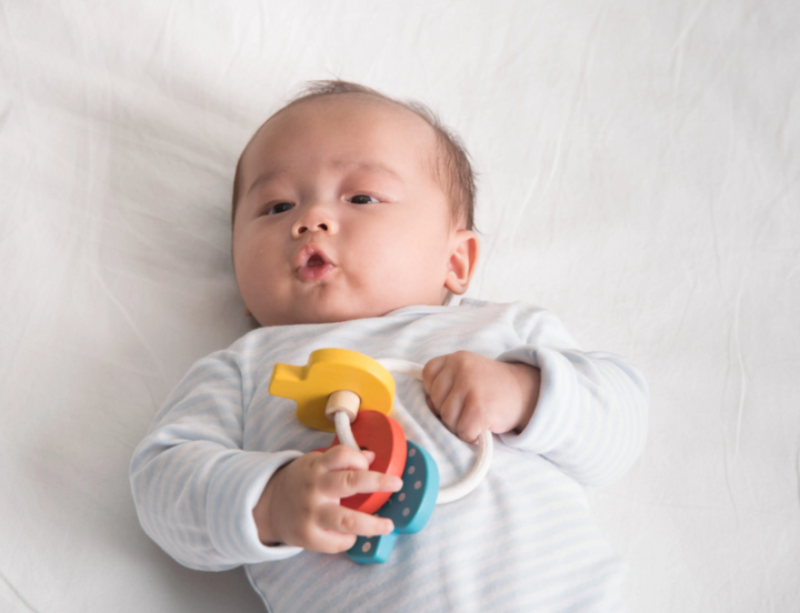 Plan Toys Wood Key Rattle