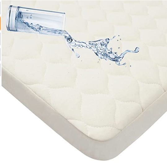 ABC Organic Fitted Cotton Crib Mattress Pad Cover