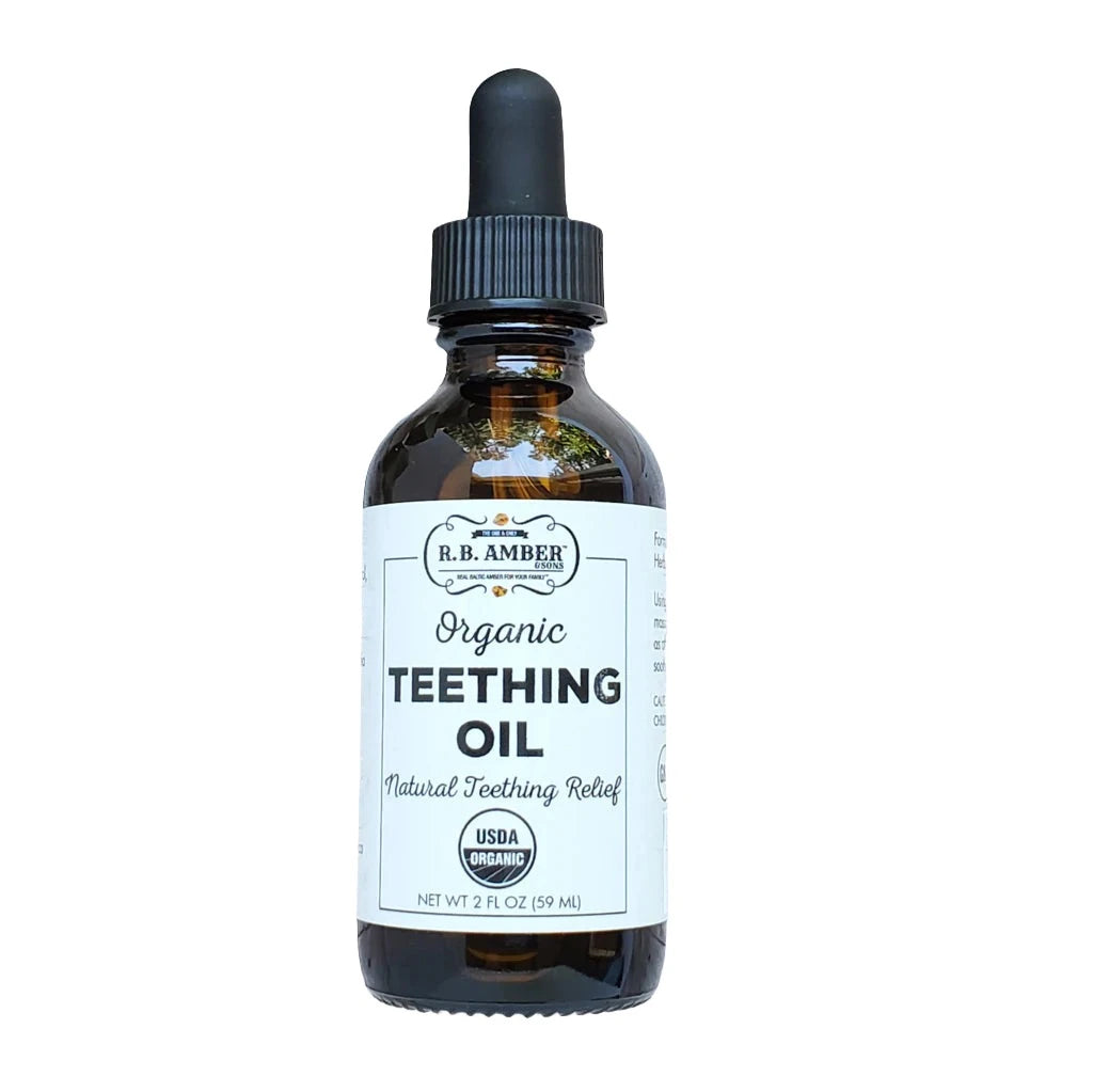 Amber 2025 oil teething