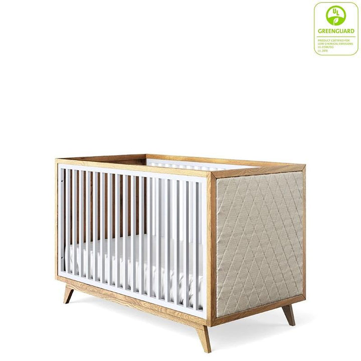 Romina Uptown Classic Crib with Tufted Panels