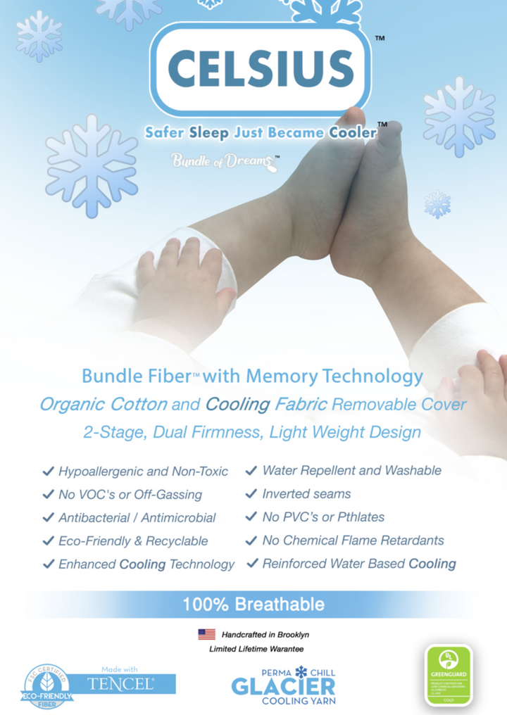 Bundle of Dreams Celsius Chill Mattress - 100% Breathable
