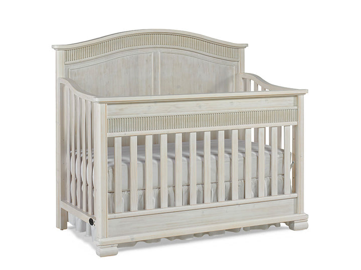 Dolce Babi Florenza Nursery Set - Crib and Dresser Set With Toddler Rail and Changer Top