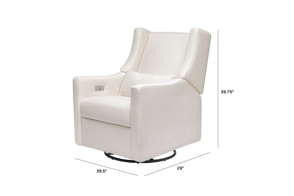 Babyletto Kiwi - ELECTRONIC Glider Recliner w/USB port- Textured