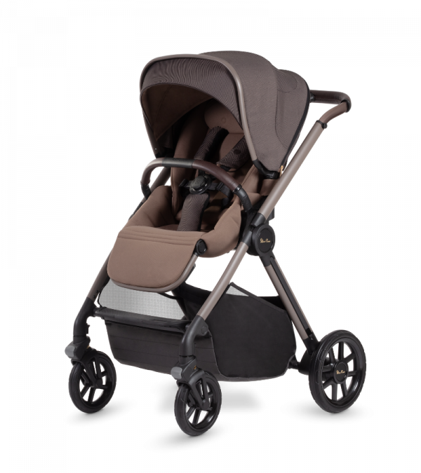 Silver cross top purple stroller