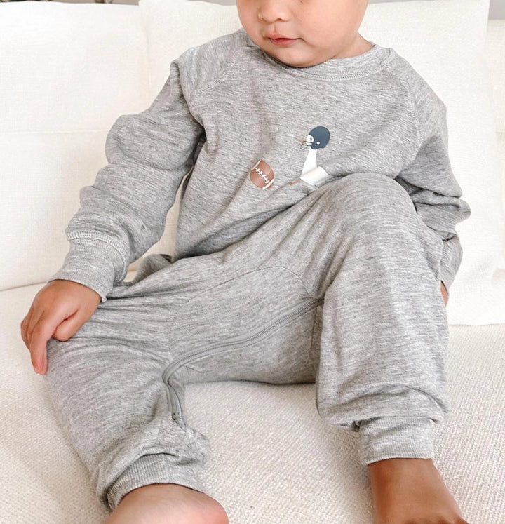 Gunamuna Fleece Jumpsuit - Football Goose