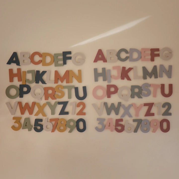 Mushie Letters & Numbers Bath Play Set