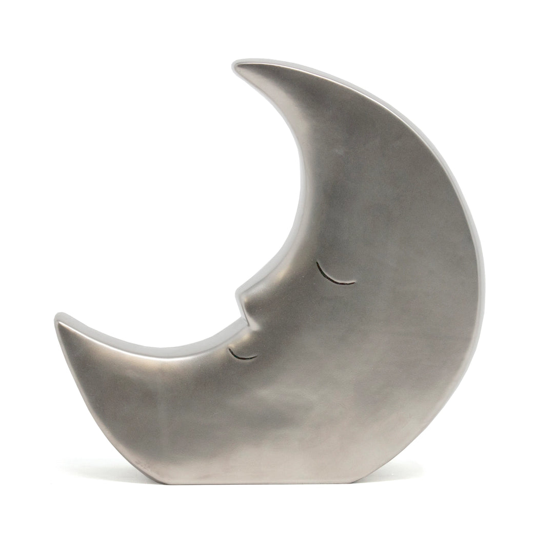 Silver Large Moon Bank