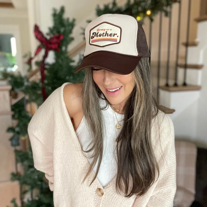 Mother Hats - Retro Patch Hat Brown + Tan