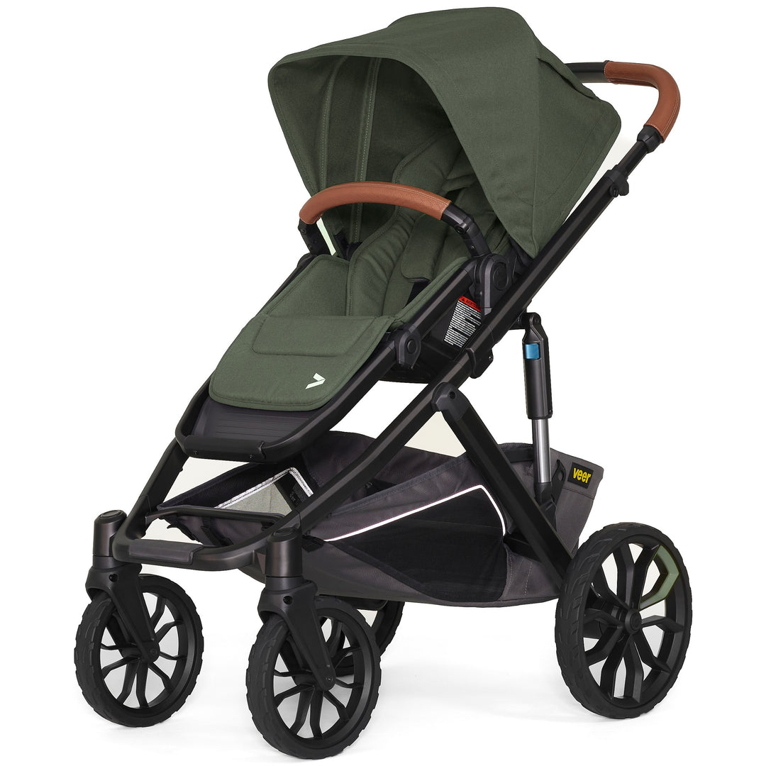 Veer Switch&Roll Luxe Single-to-Double Stroller Bundle with Leather Kit
