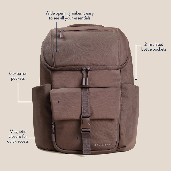 Itzy Ritzy Belong Bucket Backpack – Modern Unisex Backpack