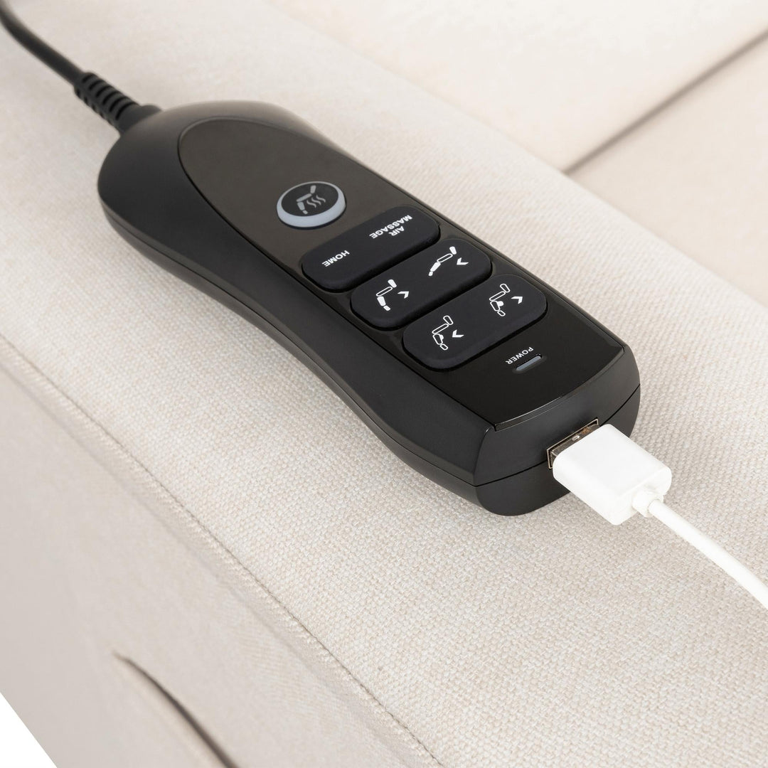 Namesake Willa Deluxe Power Recliner and Swivel Glider with Heat & Massage