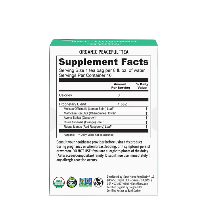 Earth Mama Organic Peaceful Mama Tea