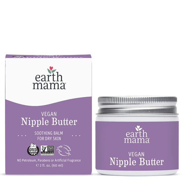 Earth Mama Organic Vegan Nipple Butter 2oz.