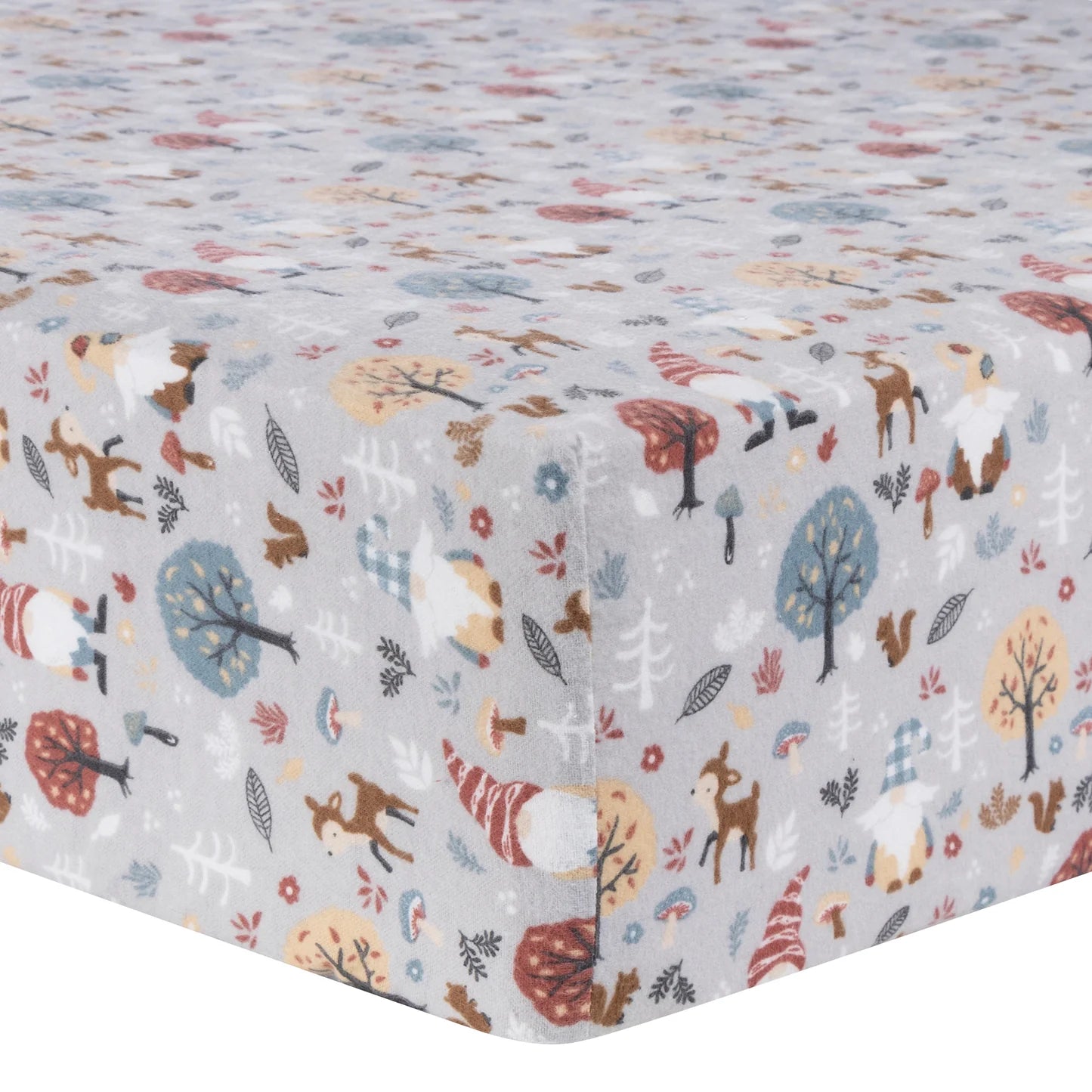 Gnome Woodland Deluxe Fitted Crib Sheet – Baby Grand