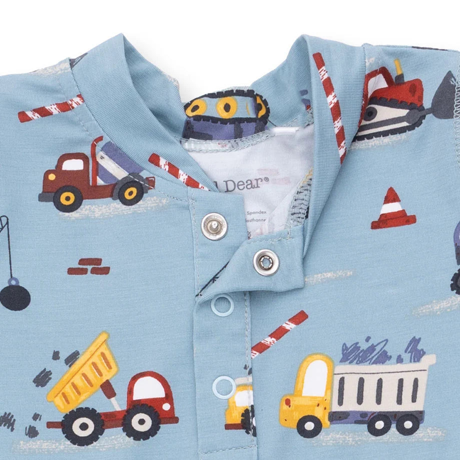 Angel Dear Uni Romper - crayon Construction