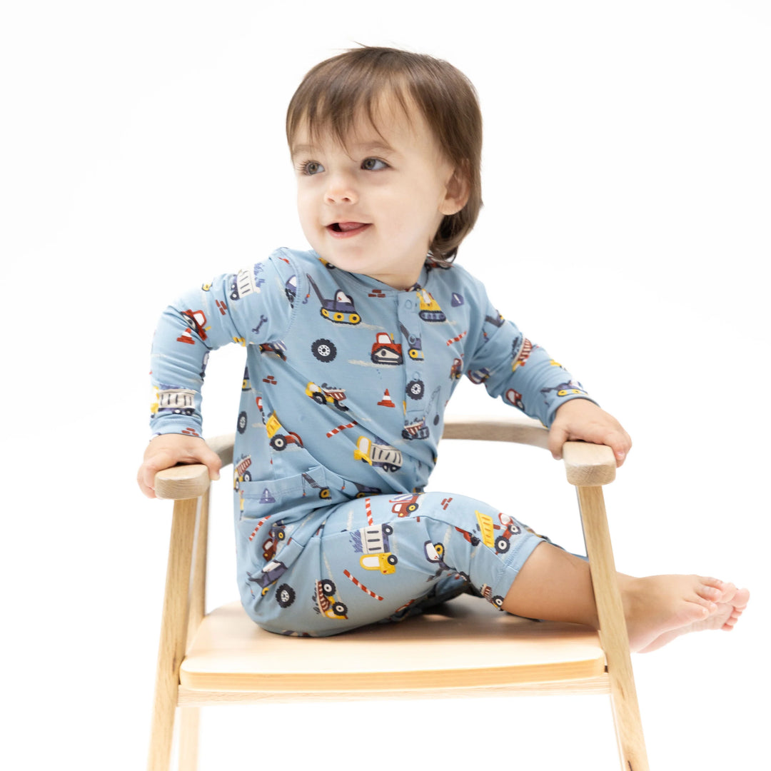 Angel Dear Uni Romper - crayon Construction