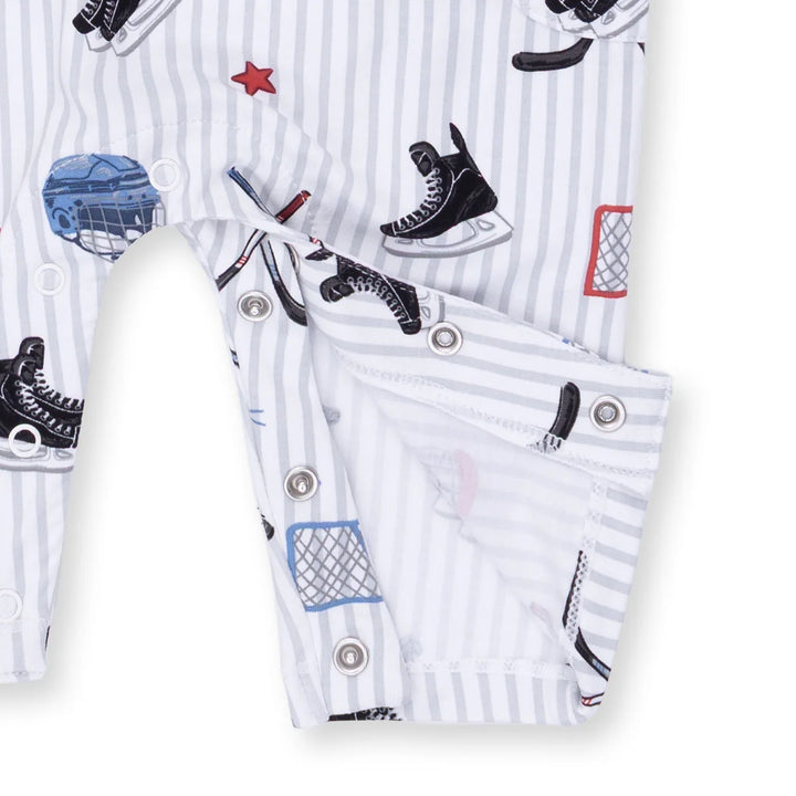 Angel Dear Uni Romper - Hockey Stripe