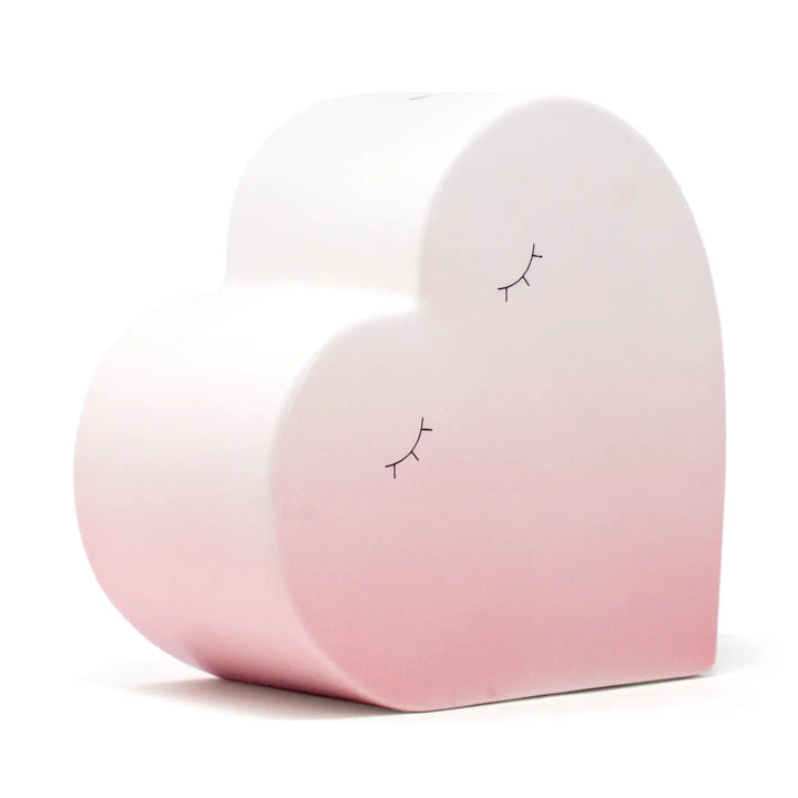 Pink Heart Ombre Bank