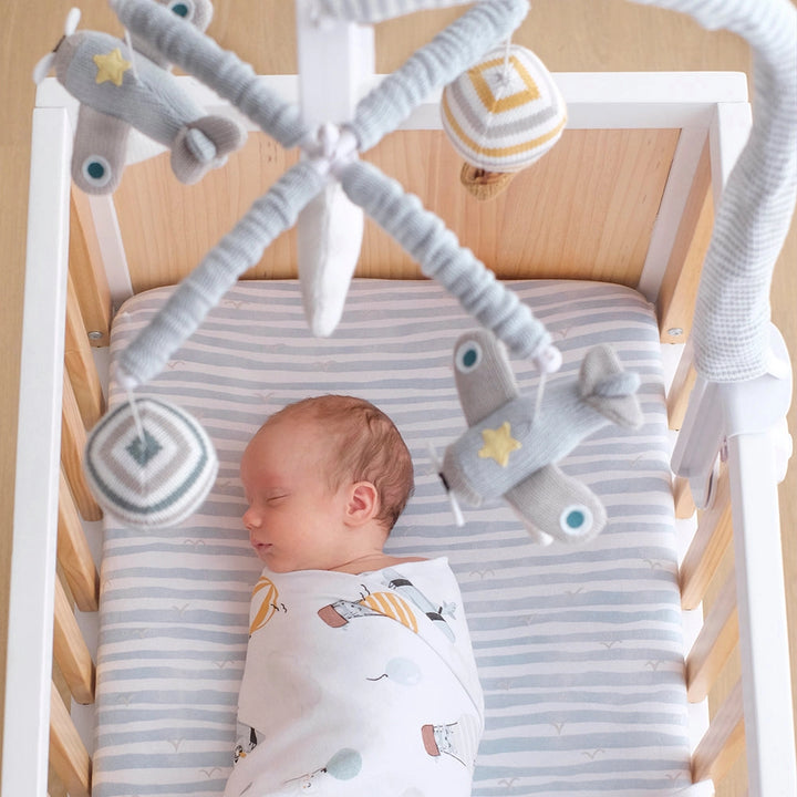 Musical Crib Mobile - Up Up and Away