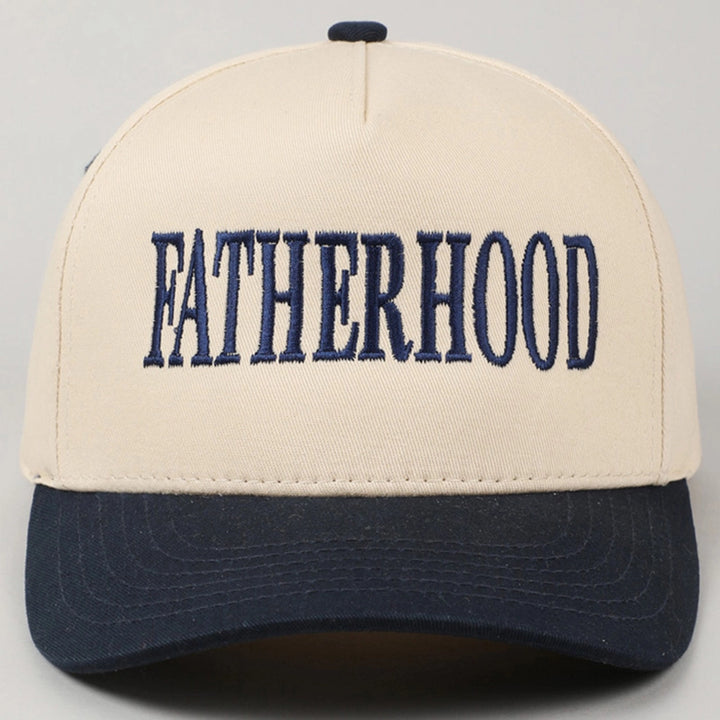 Fatherhood Embroidered Two-Tone Trucker Hat