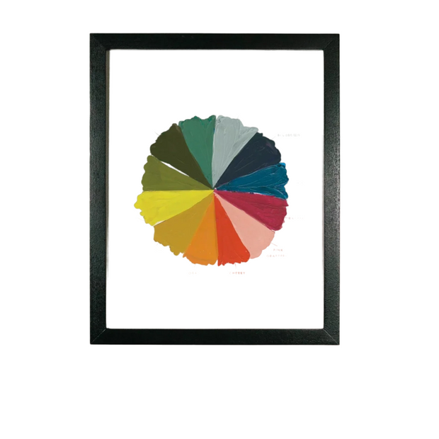 Color Wheel Art Framed Print