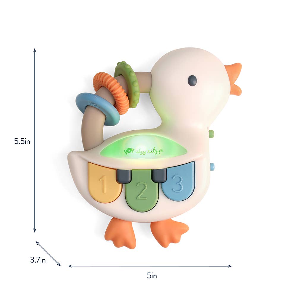 Itzy Ritzy Bitzy Tunes™ - Light-up Interactive Piano Toy - Goose