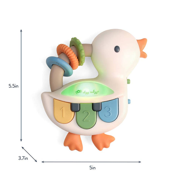 Itzy Ritzy Bitzy Tunes™ - Light-up Interactive Piano Toy - Goose