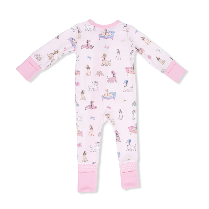 Angel Dear Convertible Romper - Fancy Hounds With Bows