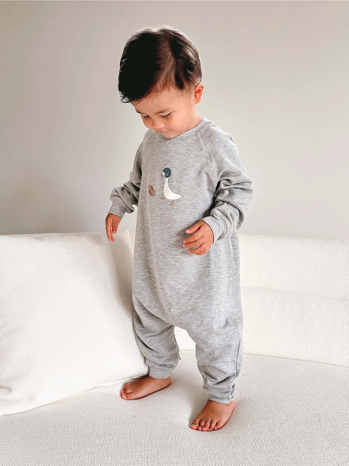 Gunamuna Fleece Jumpsuit - Football Goose