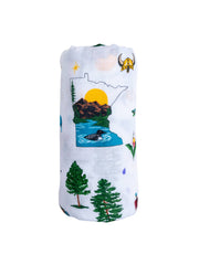 Minnesota Home Town Swaddle Blanket