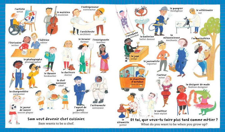 My Big Barefoot Book of French and English Words Hard Cover Book