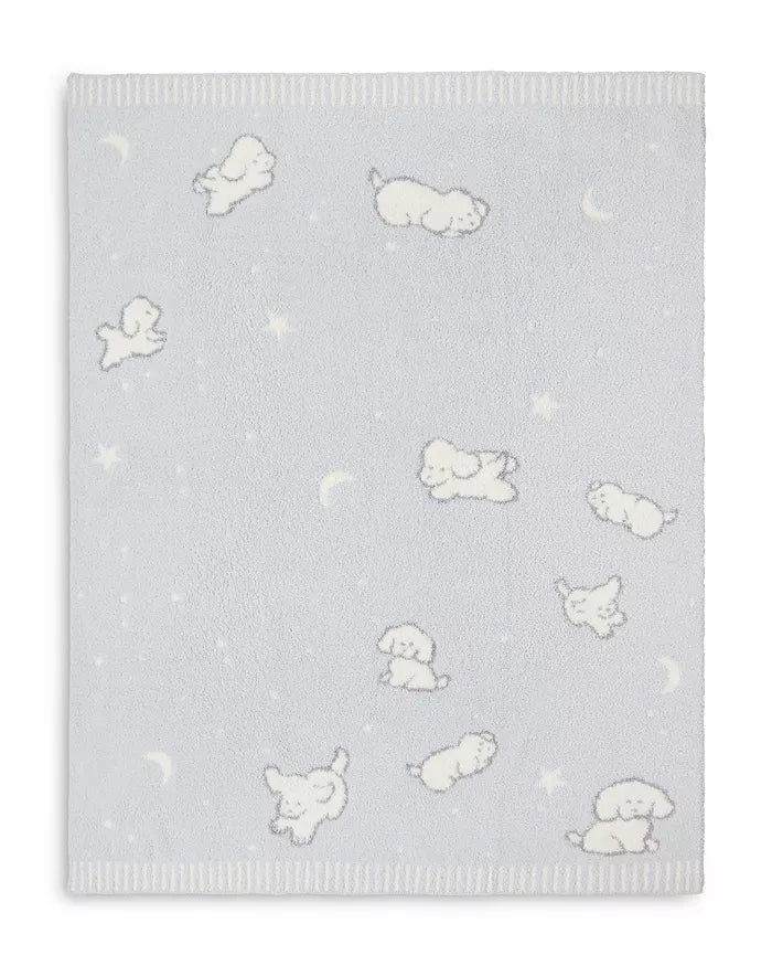 Barefoot Dreams CozyChic Counting Puppies Stroller Blanket