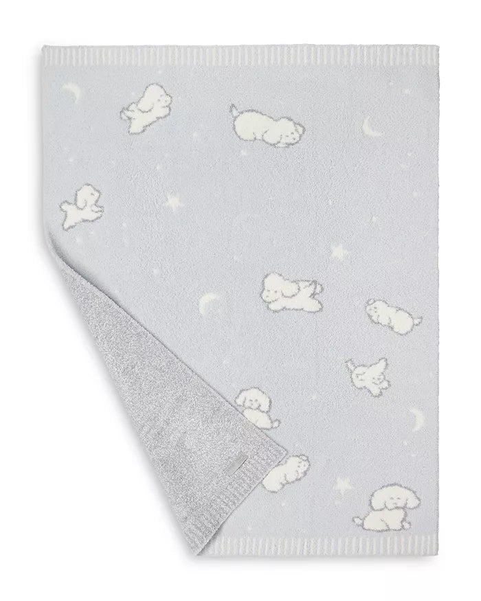 Barefoot Dreams CozyChic Counting Puppies Stroller Blanket