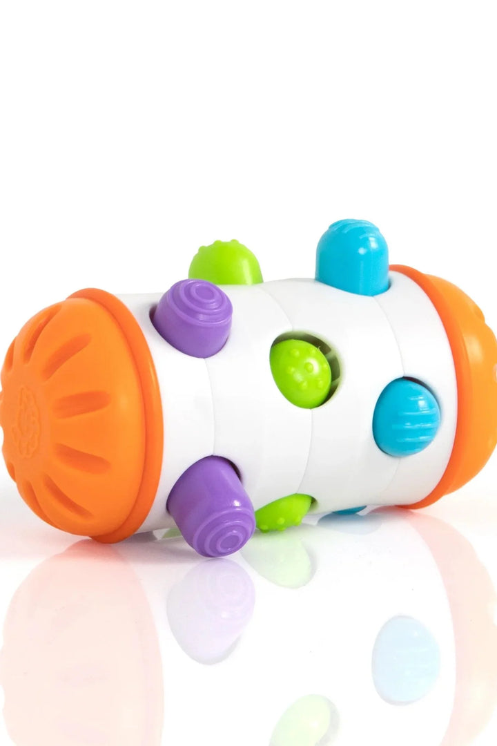 Fat brain Rolio Sensory Tummy TIme and Rattle Toy