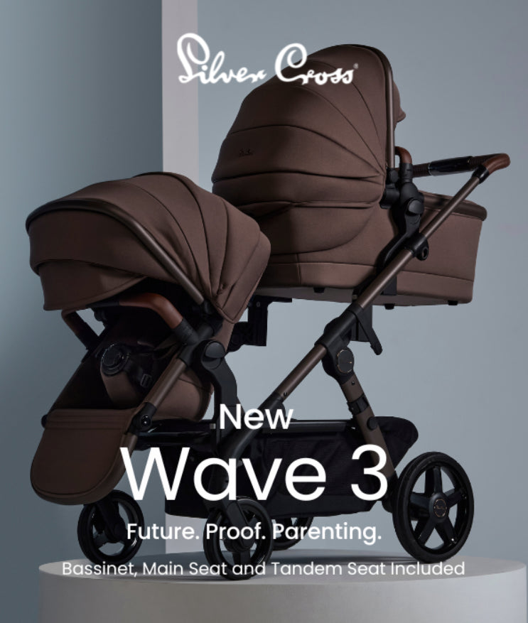 Silver Cross Wave 3 Single to Double Stroller