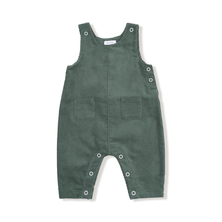 Classic Corduroy Overall - Dark Ivy