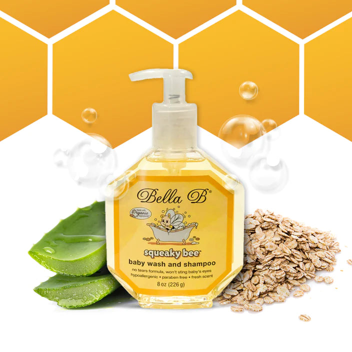 Bella B Naturals Squeaky Bee Hair and Body Shampoo