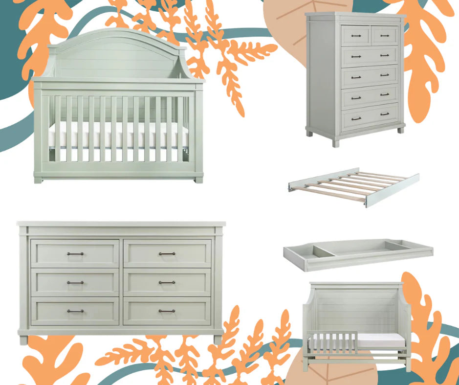 Baby Appleseed Rowan Double Dresser  - Sage