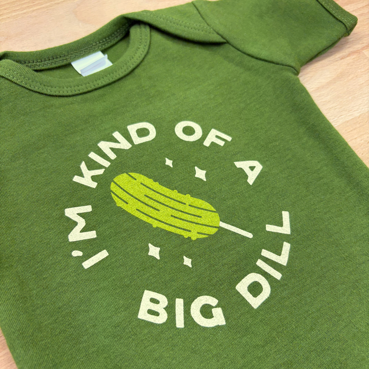 Sweetpea & Co. I'm a Big Dill Onesie
